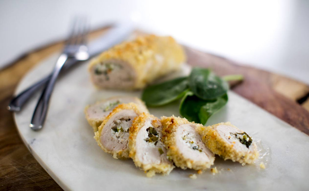 GOAT CHEESE STUFFED CHICKEN