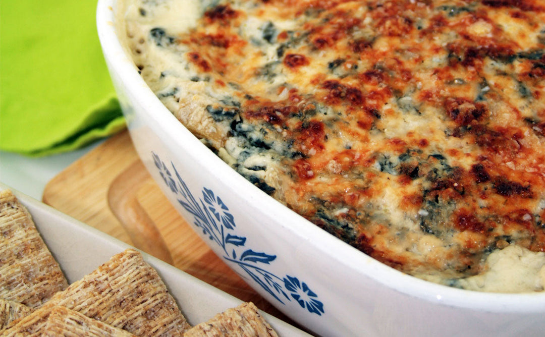 SPINACH AND ARTICHOKE DIP