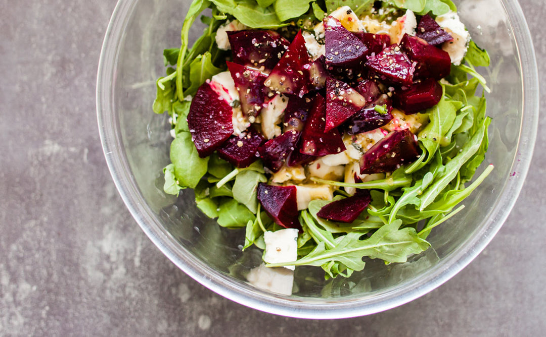 ROASTED BEET AND ARUGULA SALAD