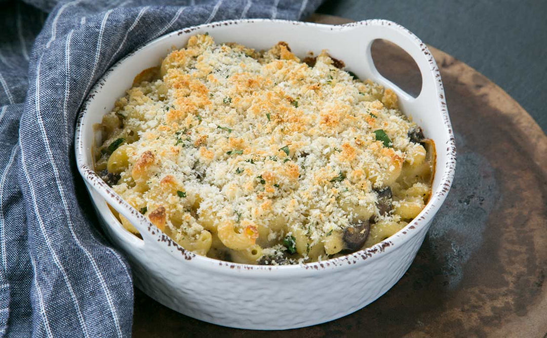 TRUFFLE MUSHROOM MACARONI  & CHEESE