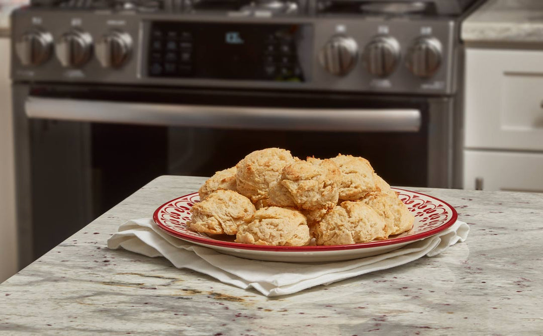 EASY BUTTERMILK DROP BISCUITS