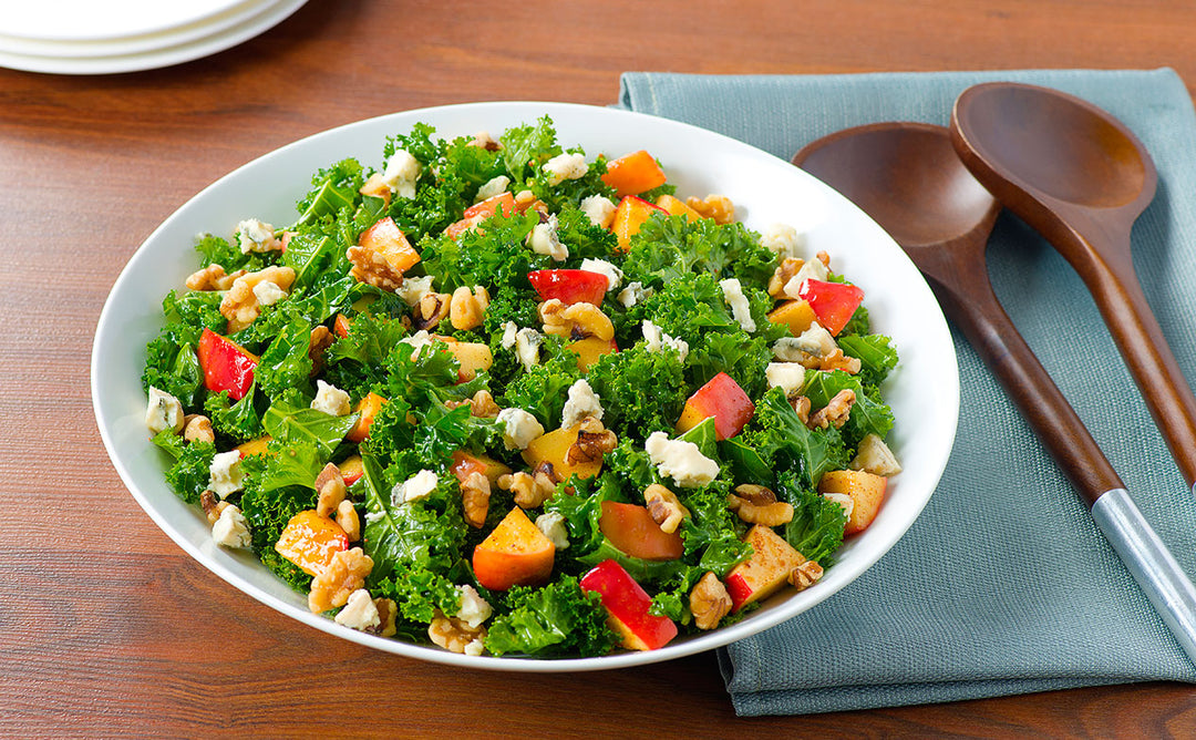 WARM APPLE AND KALE SALAD