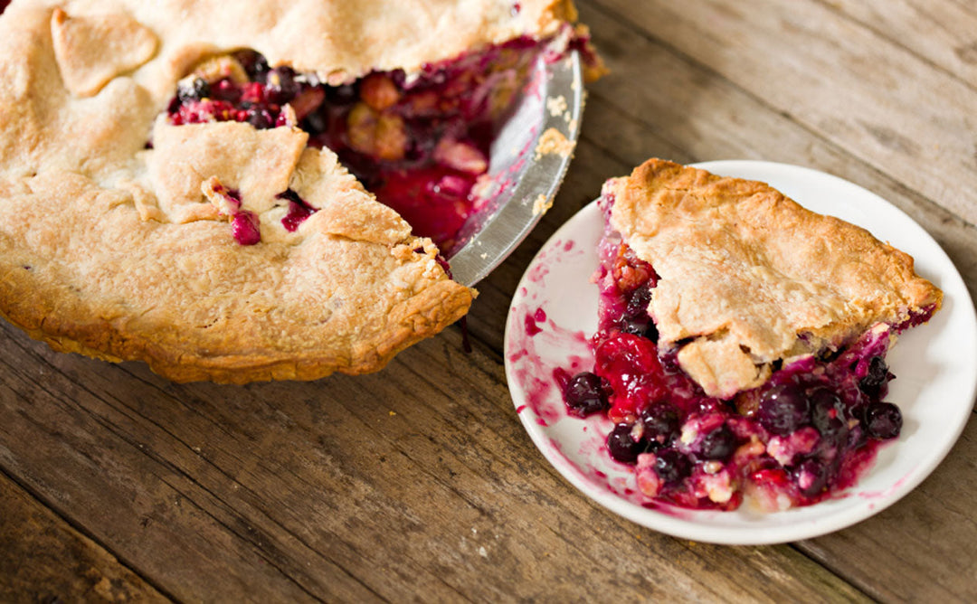 TRIPLE BERRY STRAWBERRY PIE