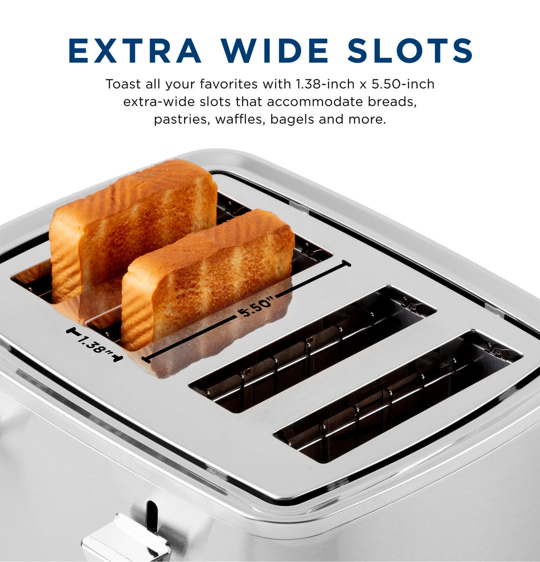 GE® 4-Slice Toaster G9TMA4PSPSS