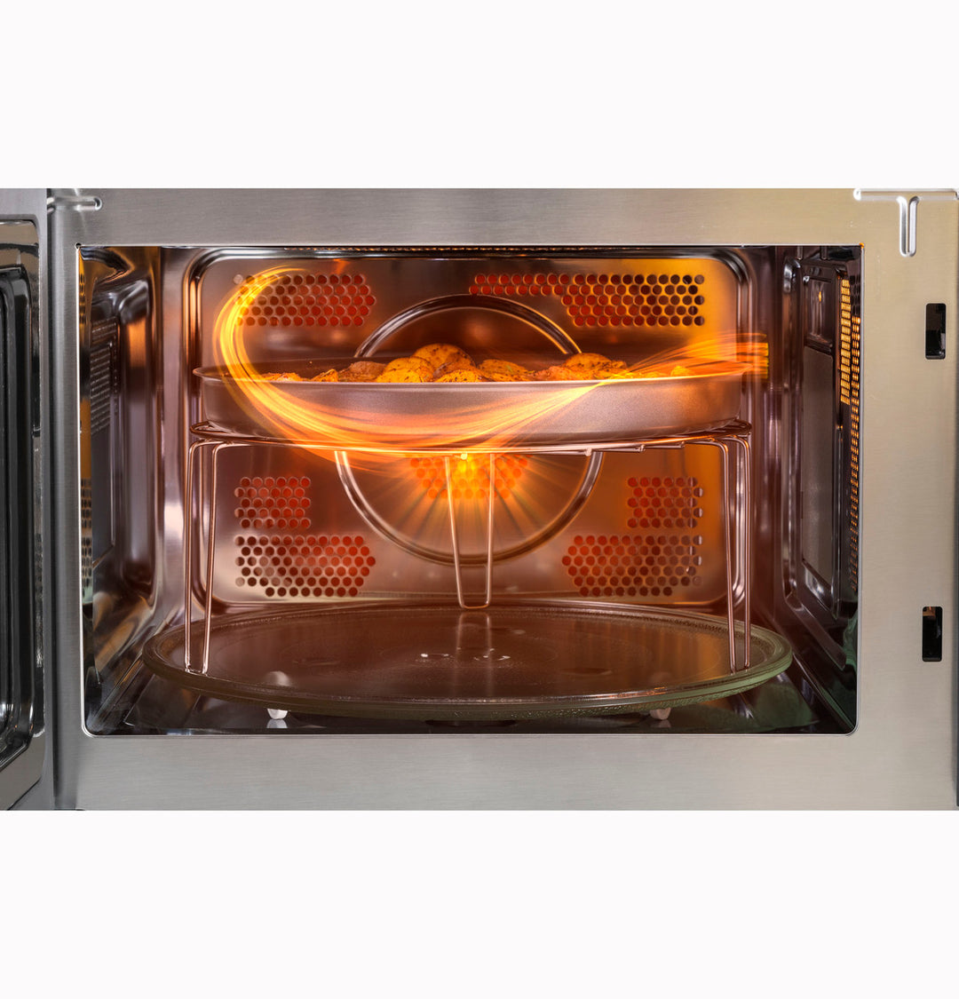 GE® JES1109RRSS 1.0 Cu. Ft./28L Capacity Countertop Convection Microwave Oven with Air Fry