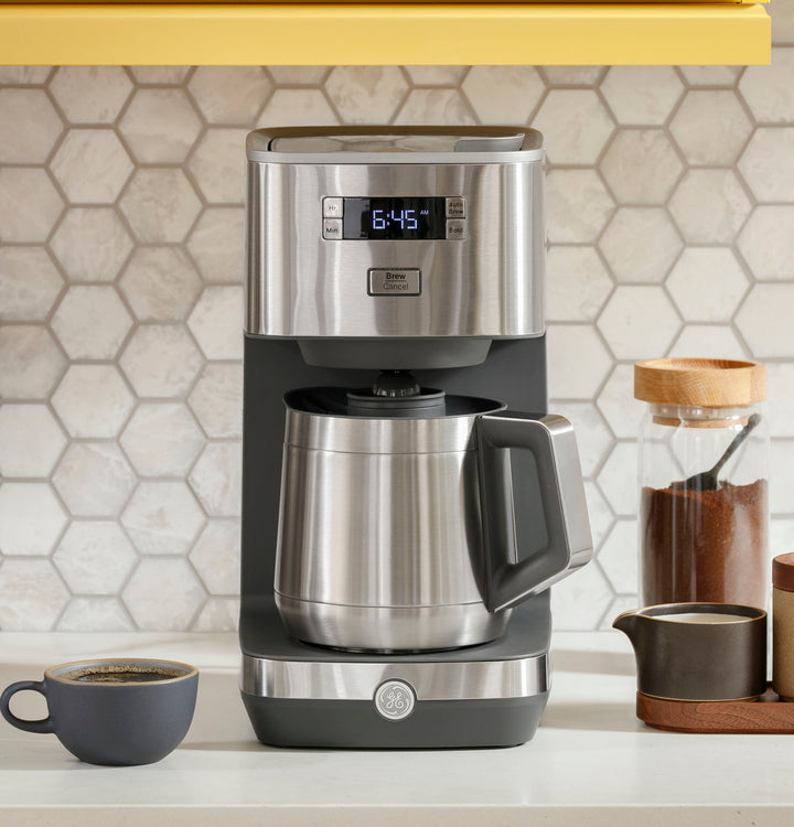 GE® 12 Cups Drip Coffee Maker with Thermal Carafe G7CDAAPSTSS