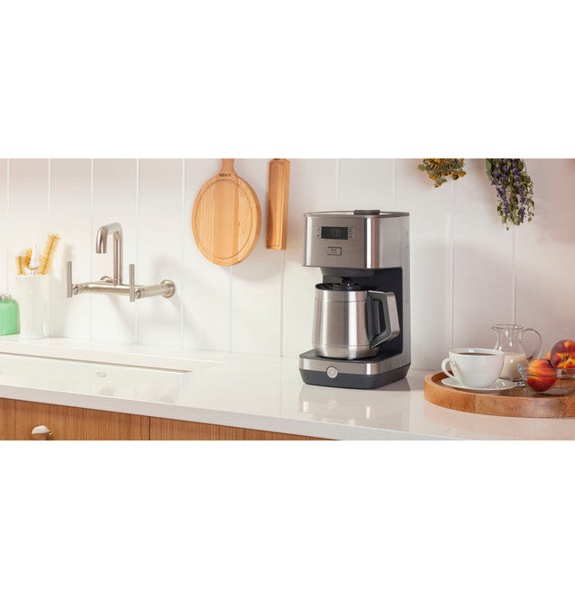 GE® 12 Cups Drip Coffee Maker with Thermal Carafe G7CDAAPSTSS