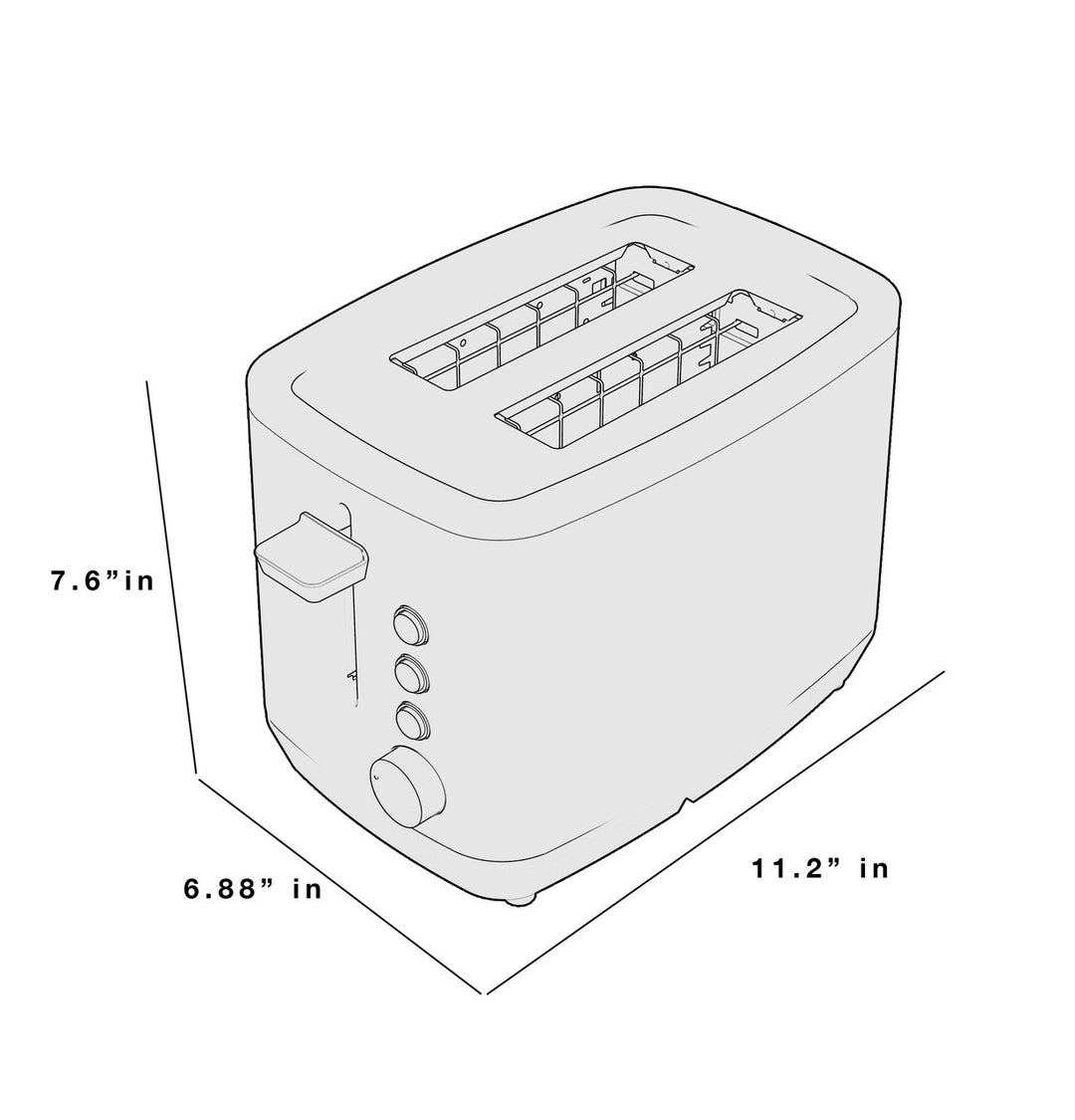 GE® 2-Slice Toaster G9TMA2PSPSS
