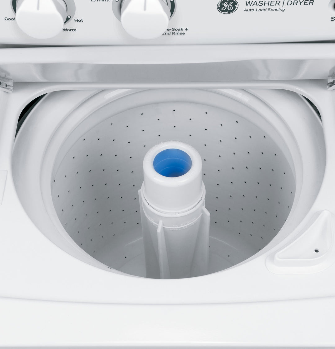 Ge Spacemaker 2 GE Unitized Spacemaker® 2.0 DOE cu. ft. Washer and 4.4 cu. ft. Electri ...