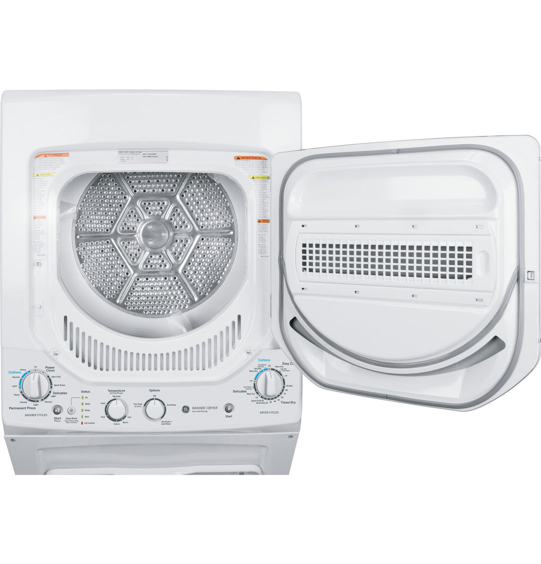 Ge Spacemaker 2 GE Unitized Spacemaker® 2.0 DOE cu. ft. Washer and 4.4 cu. ft. Electri ...